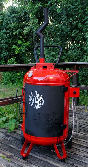 Air compressor clearance smoker