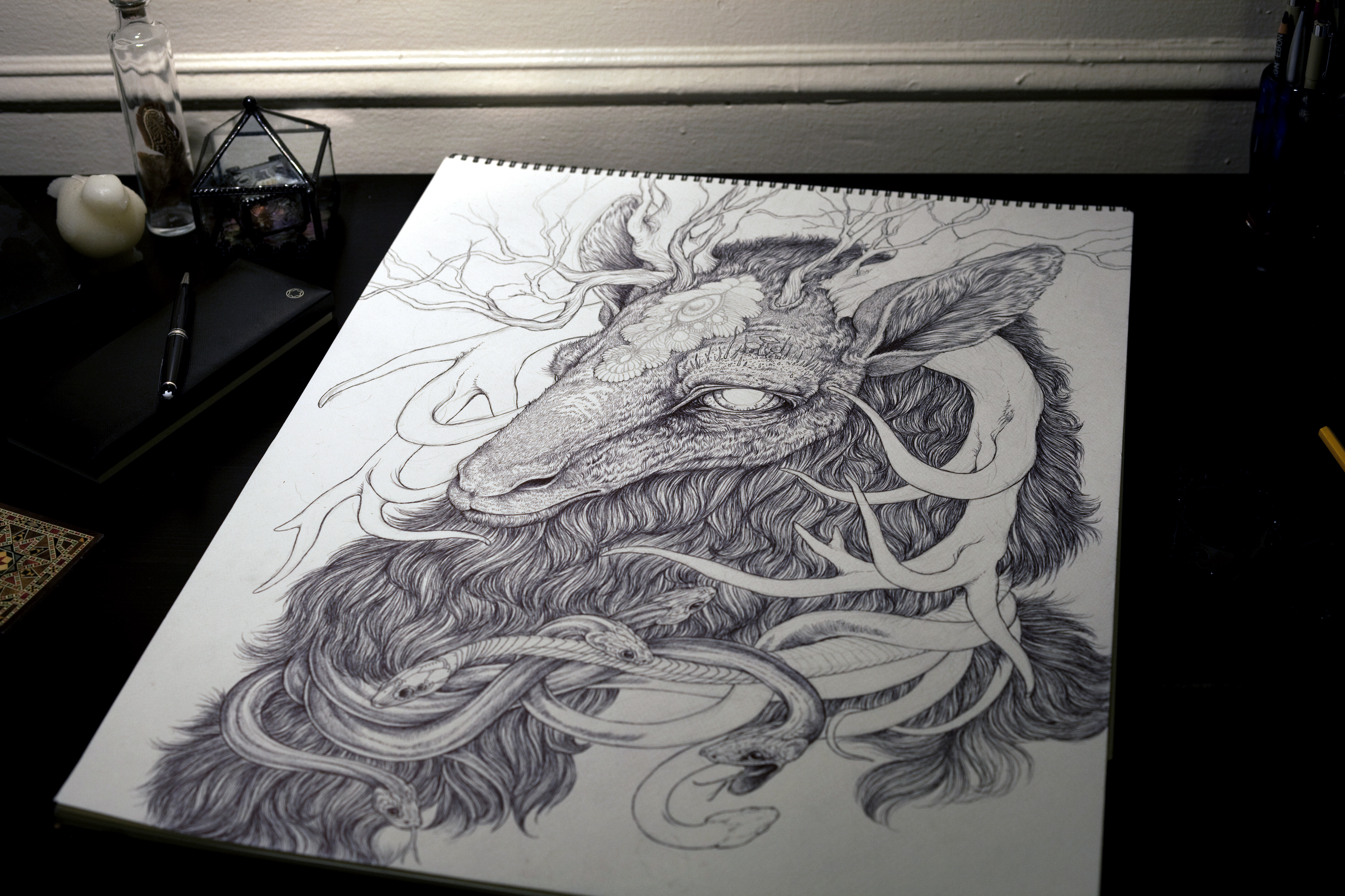 Painting Timelapse Videos - Contemporary Mythology
