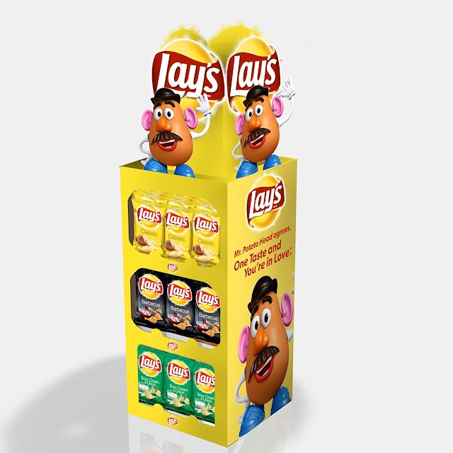 Lays potato hot sale head