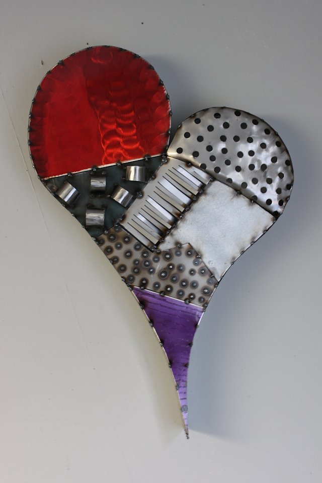 Metal Heart Wall Art