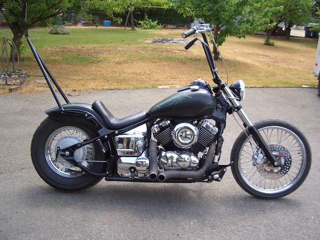 V star online 650 sissy bar