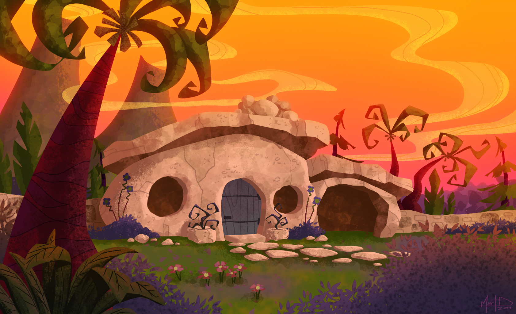 Flintstones Background Art