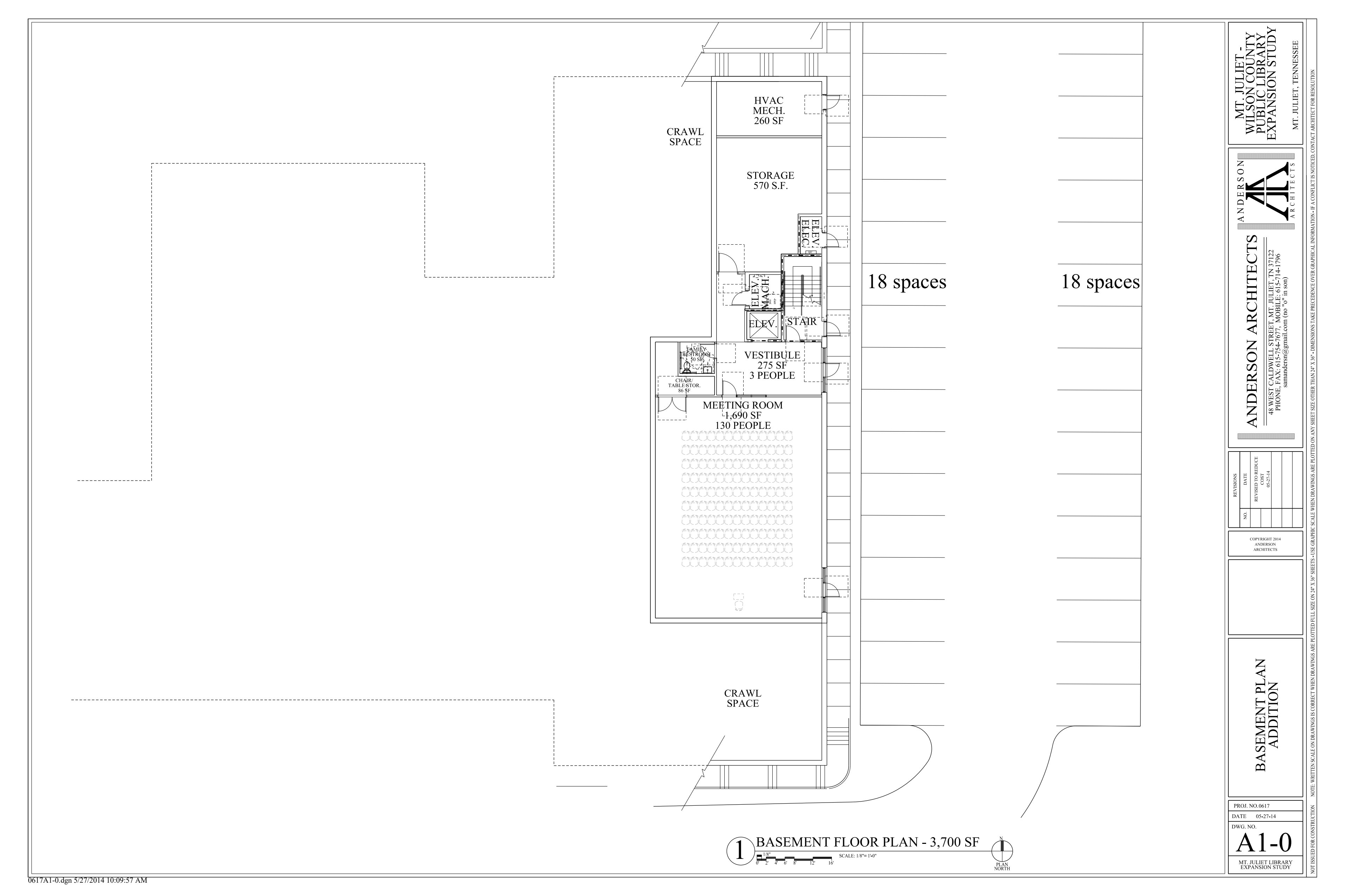 Mount Juliet Library Addition Anderson Architects, PLLC