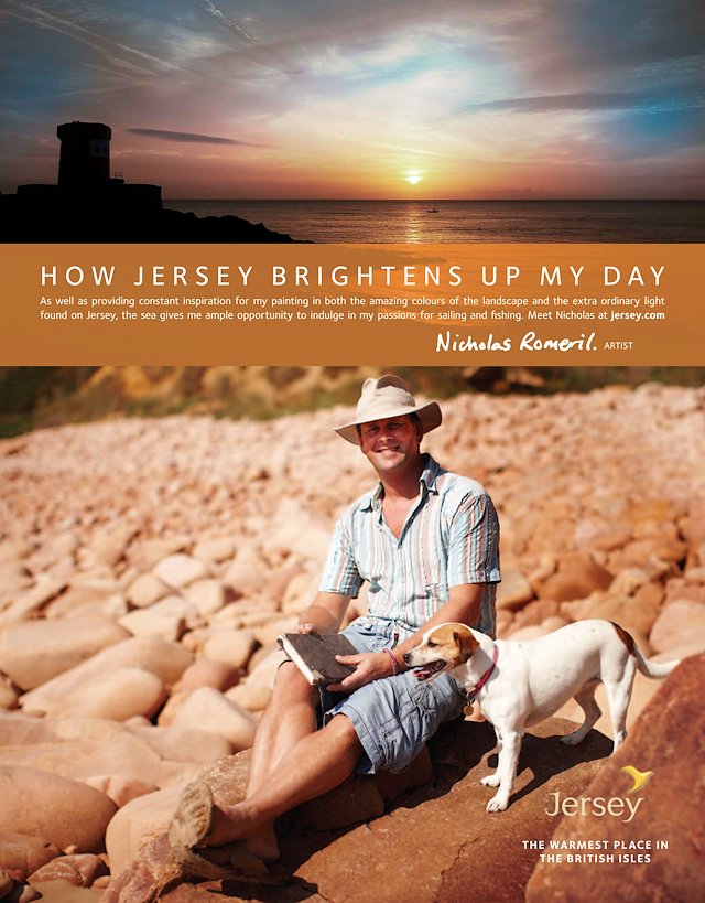 Jersey tourist best sale board