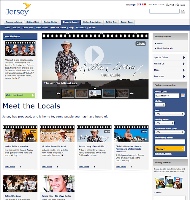 Jersey deals tourist board