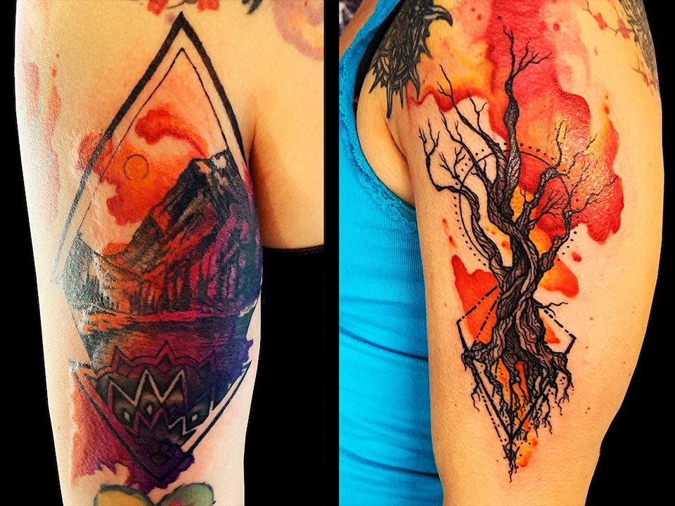 Watercolor Tattoo Guide  Where Splash Of Colors Meet Ink  Tattoo Stylist