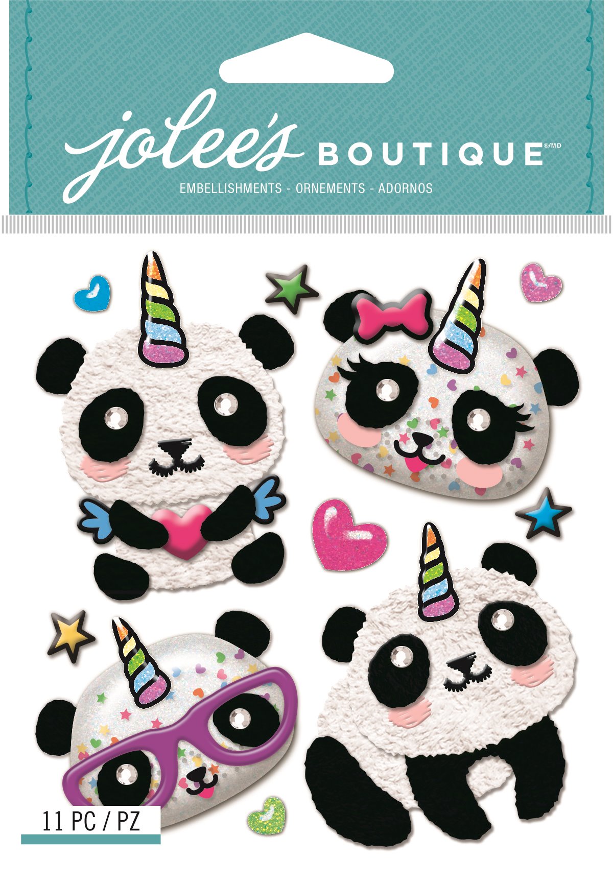 Jolee's Boutique Felt Stickers Woodland Animals