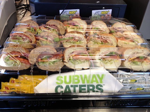 Subway Catering Menu