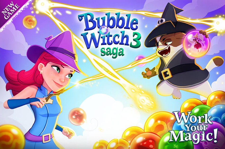 King's 'Bubble Witch Saga 3' Introduces Collaborative Play and