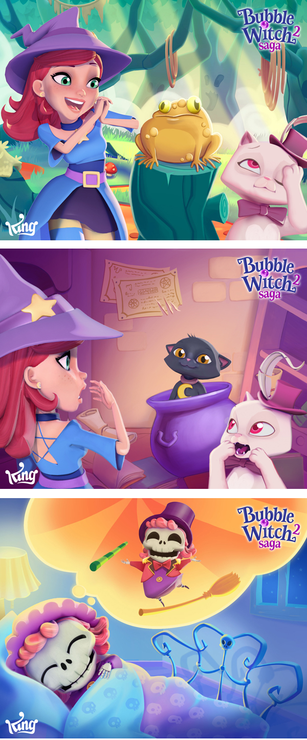 Bubble Witch Saga  Witch, Character design, Cartoon design