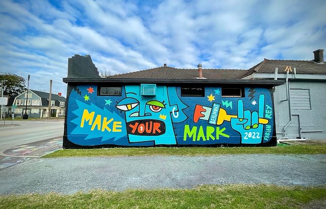 MAKE YOUR MARK MURAL Fabian Rey