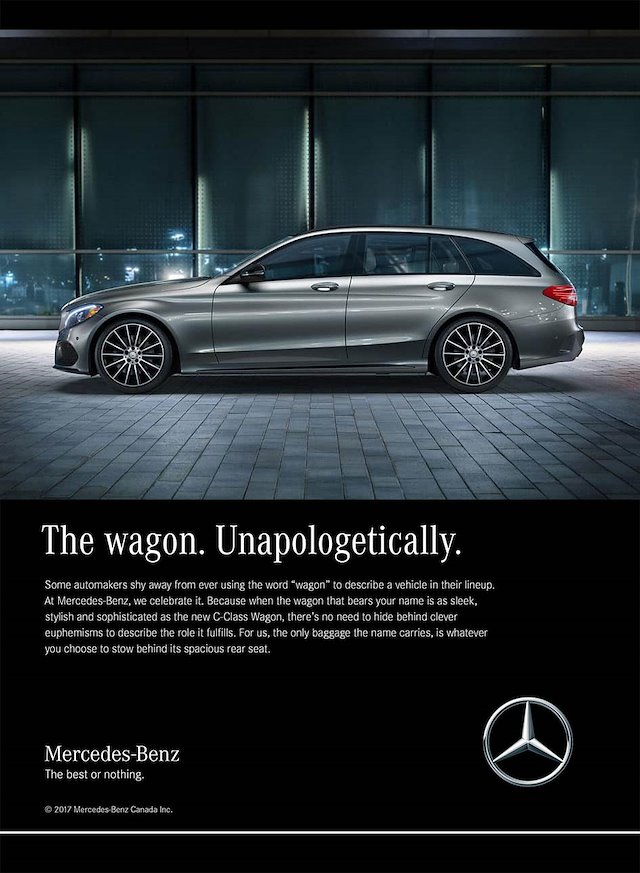 Mercedes Benz C Class Wagon Print Ads Bruce Hiebert