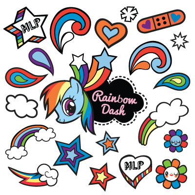 My Little Pony Stickers - softpill