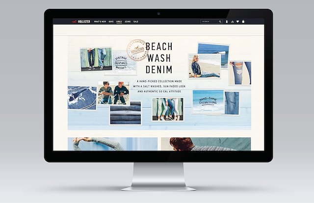 Hollister co website on sale