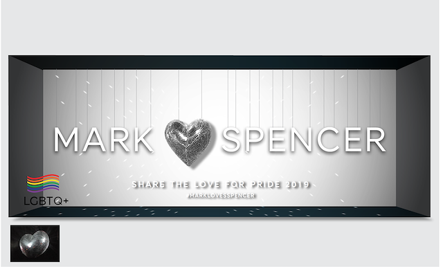 M S Pride Flagship Window Camilla Morgan I Freelance Copywriter M S Pride Flagship Window Camilla Morgan I Freelance Copywriter