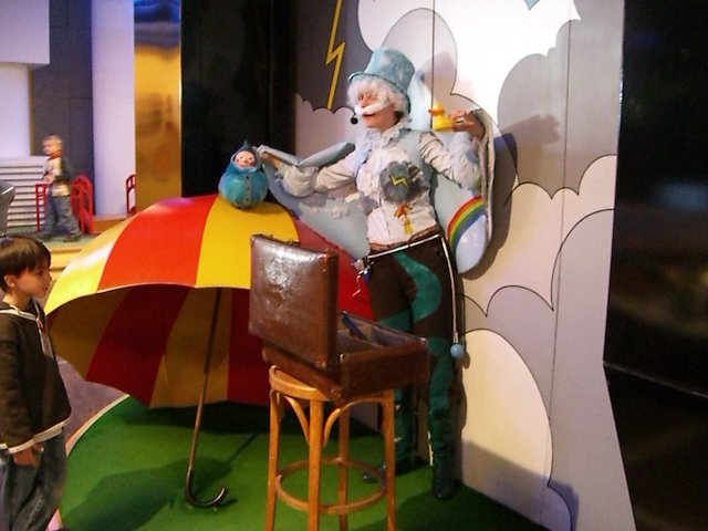 Le ventriloque et sa marionnette étaient à l'espace des Marronniers - Le  Coteau (42120)
