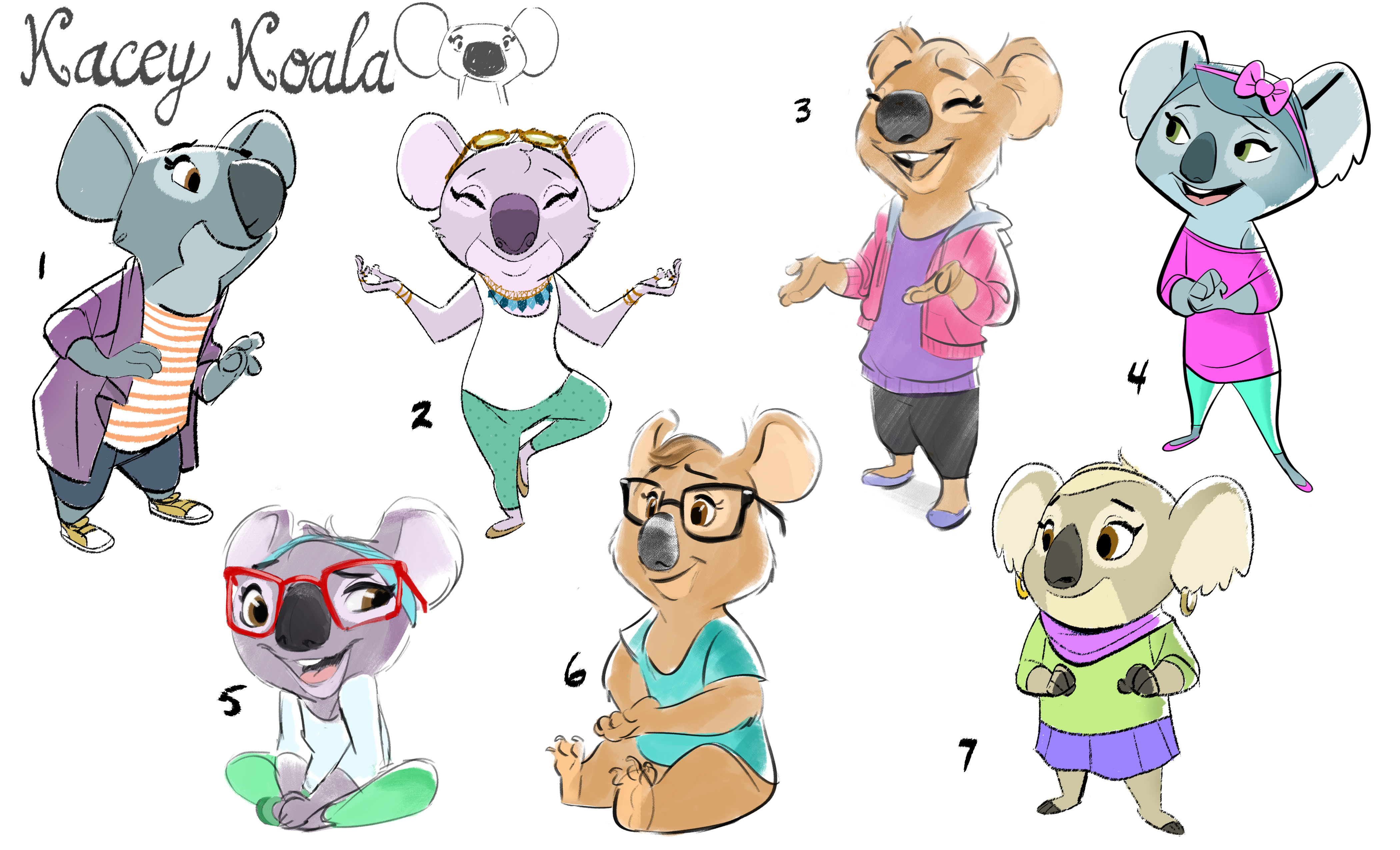 Disney's T.O.T.S. Lead Character Design John Jagusak Character Design