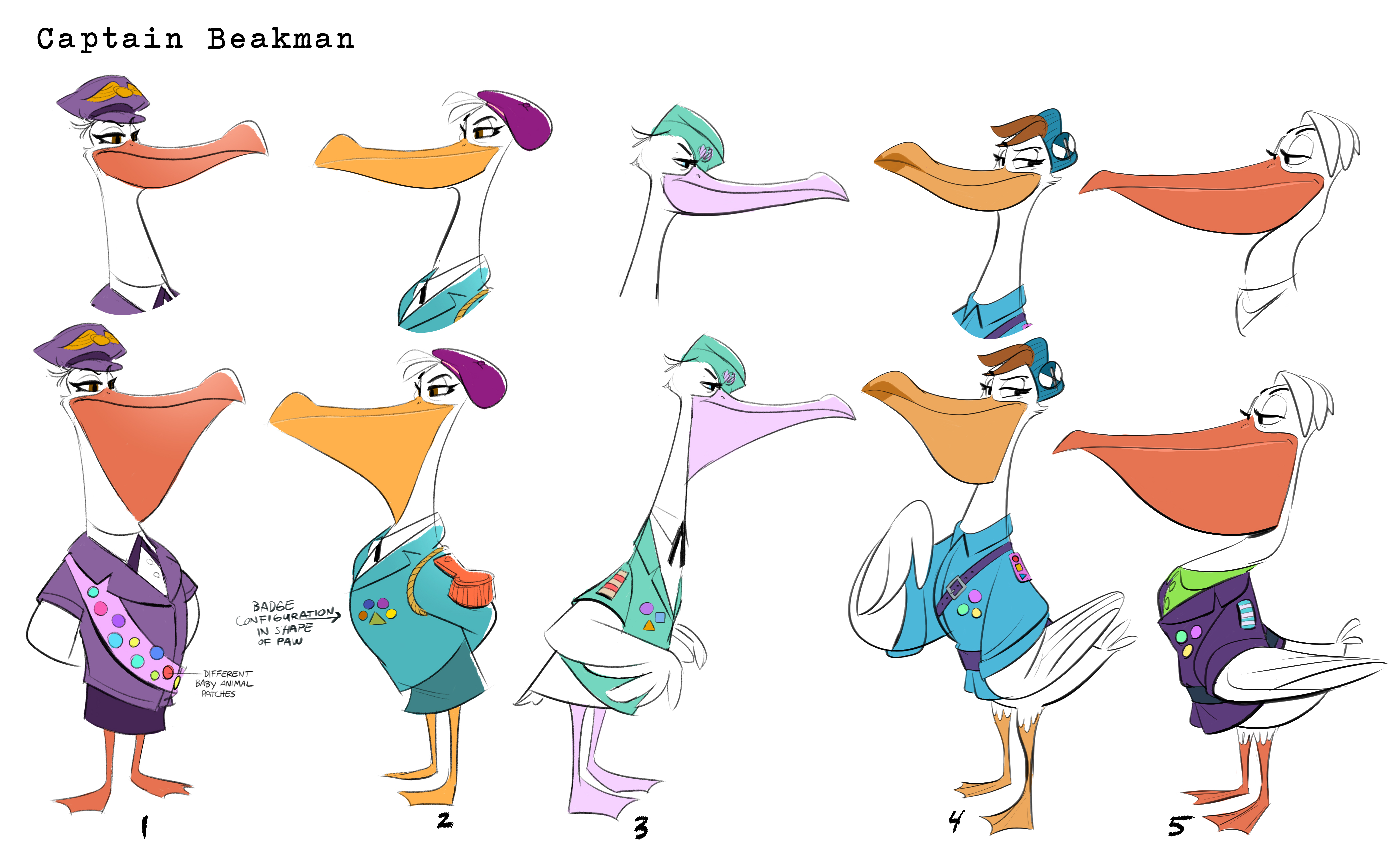 Disney's T.O.T.S. Lead Character Design John Jagusak Character Design