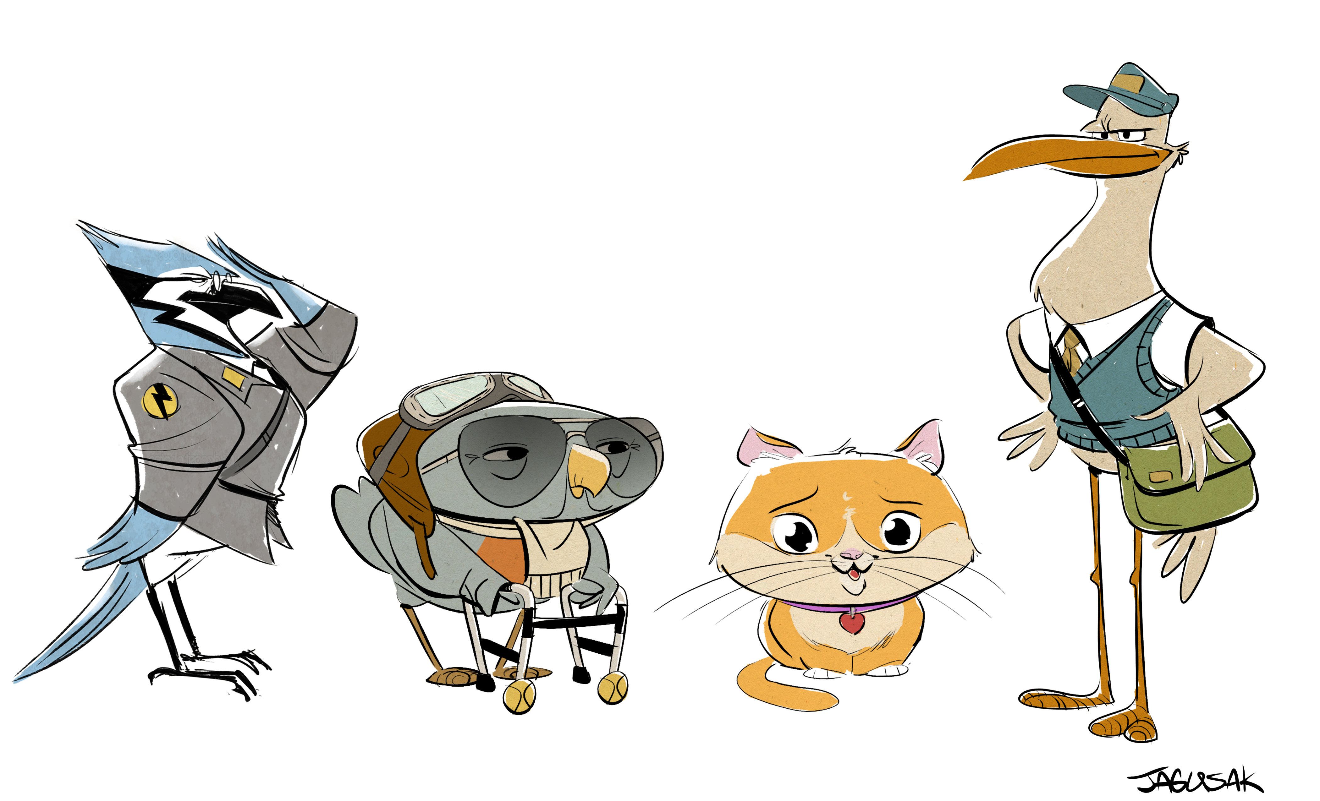 Disney's T.O.T.S. Lead Character Design John Jagusak Character Design