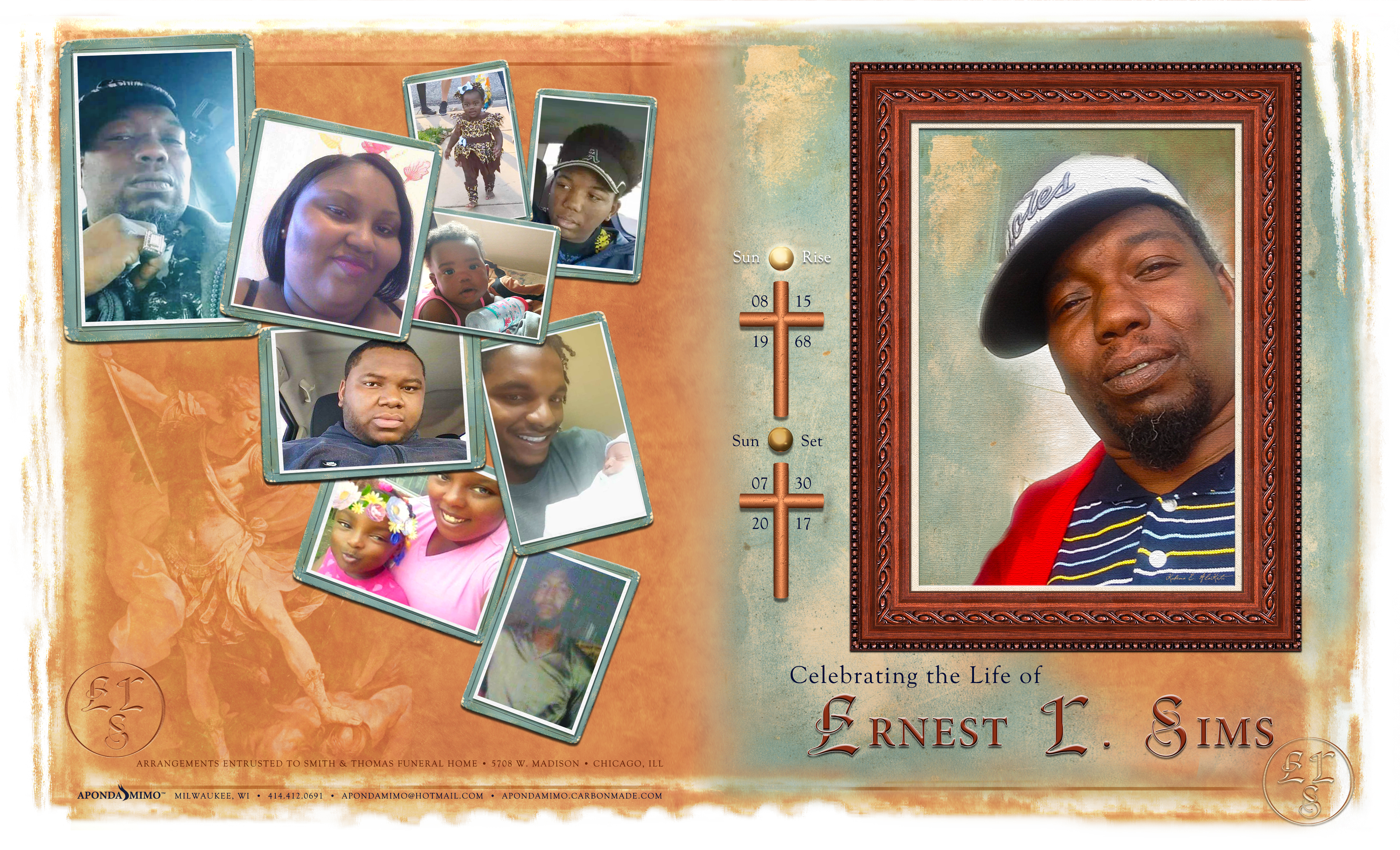Masters Obituary Samples - Aponda Mimo. Graphic and creative obituary ...