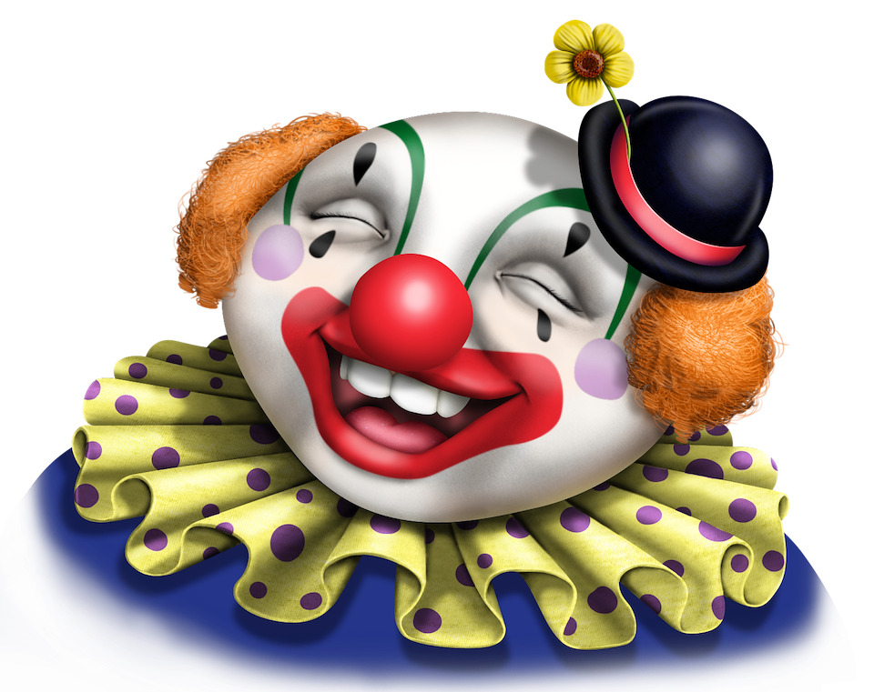Как получить стикер клоуна в бравле. Радостный клоун. Смайлик клоуна. Лицо клоуна. Клоун смеется.