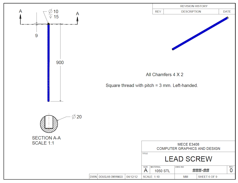 Car Jack CAD Design - Engineering Design Portfolio