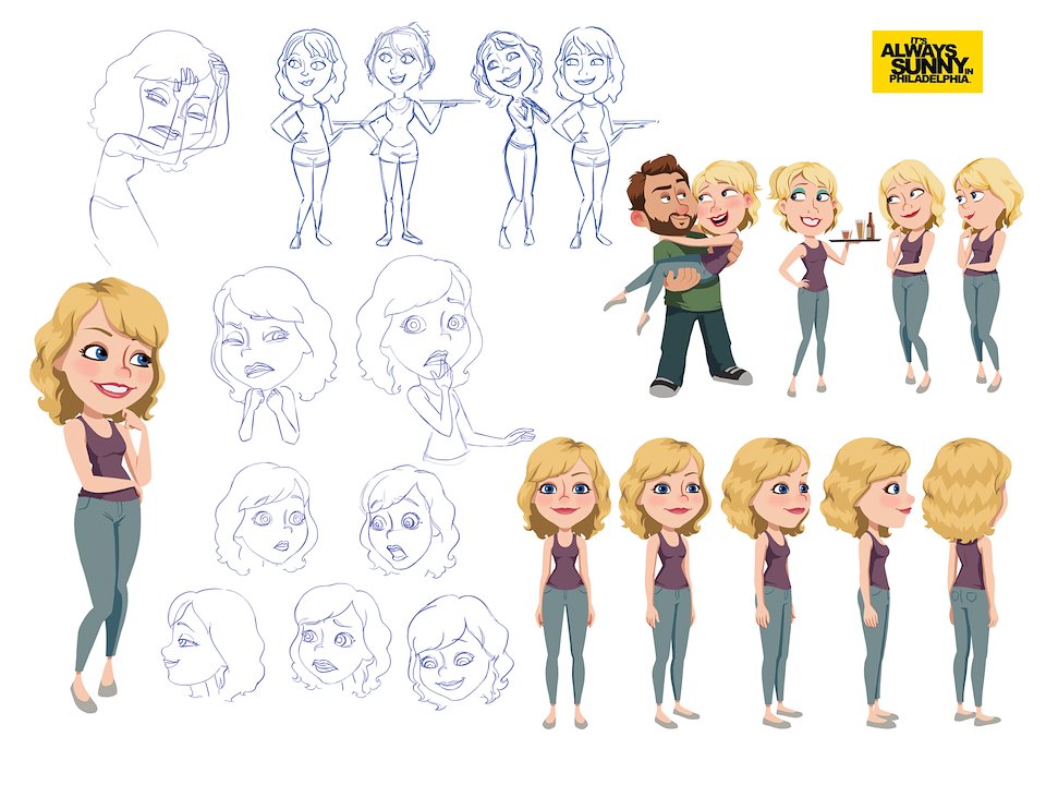 It’s Always Sunny “UP” Parody Video and Visual Development - Claire ...