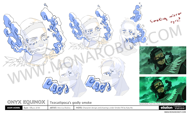 Onyx Equinox Animated Show Monica Robles Corzo Art