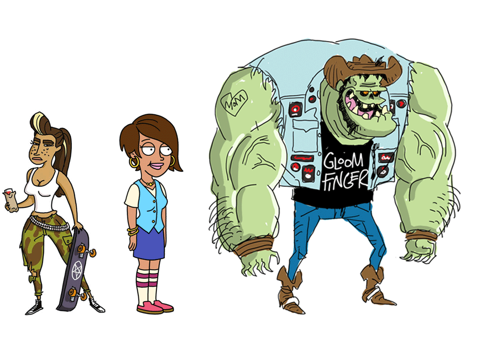 CHARACTER DESIGN - M E T A L M O N G R O L