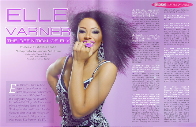 Line Varner Elle Varner Photoshoot