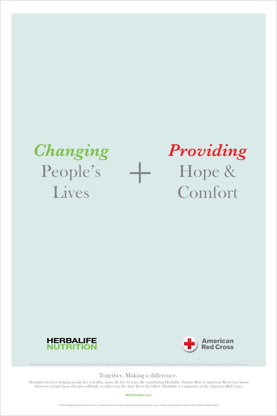 Herbalife  American Red Cross Supporter