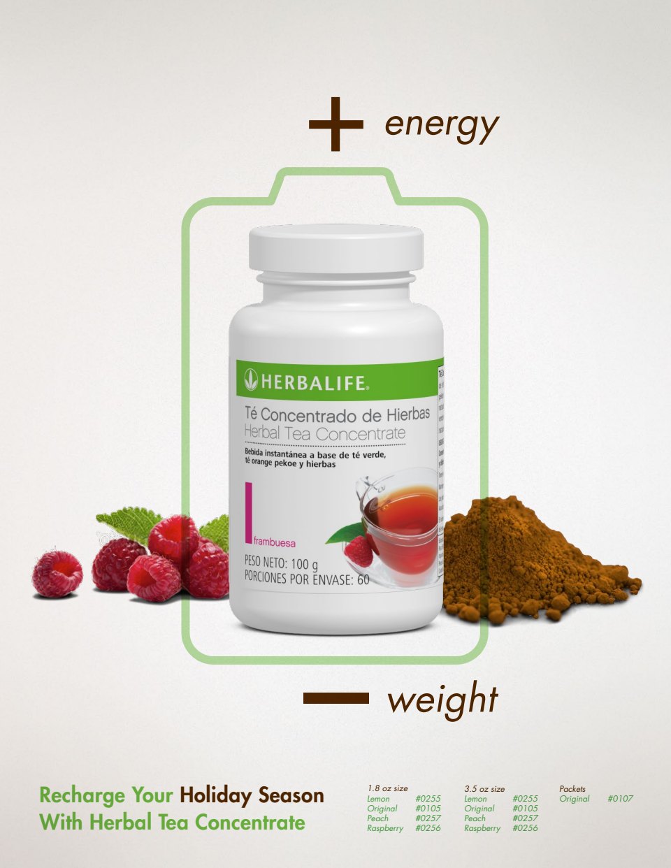 Herbalife Herbal Tea Concentrate (Peach, 1.8oz) 