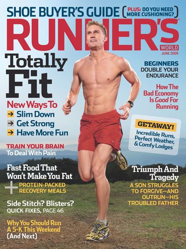 Winterport native appears on cover of Runner's World magazine