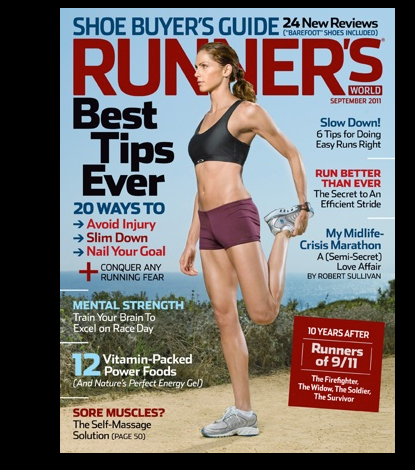 Winterport native appears on cover of Runner's World magazine