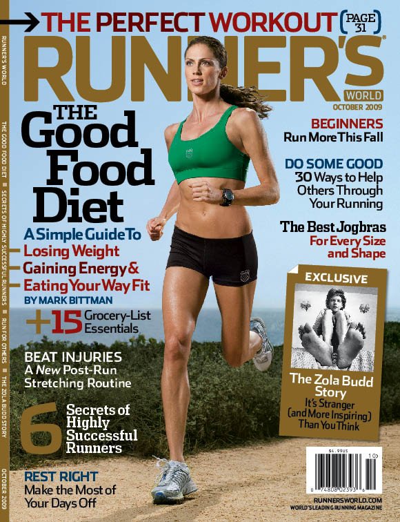 Winterport native appears on cover of Runner's World magazine