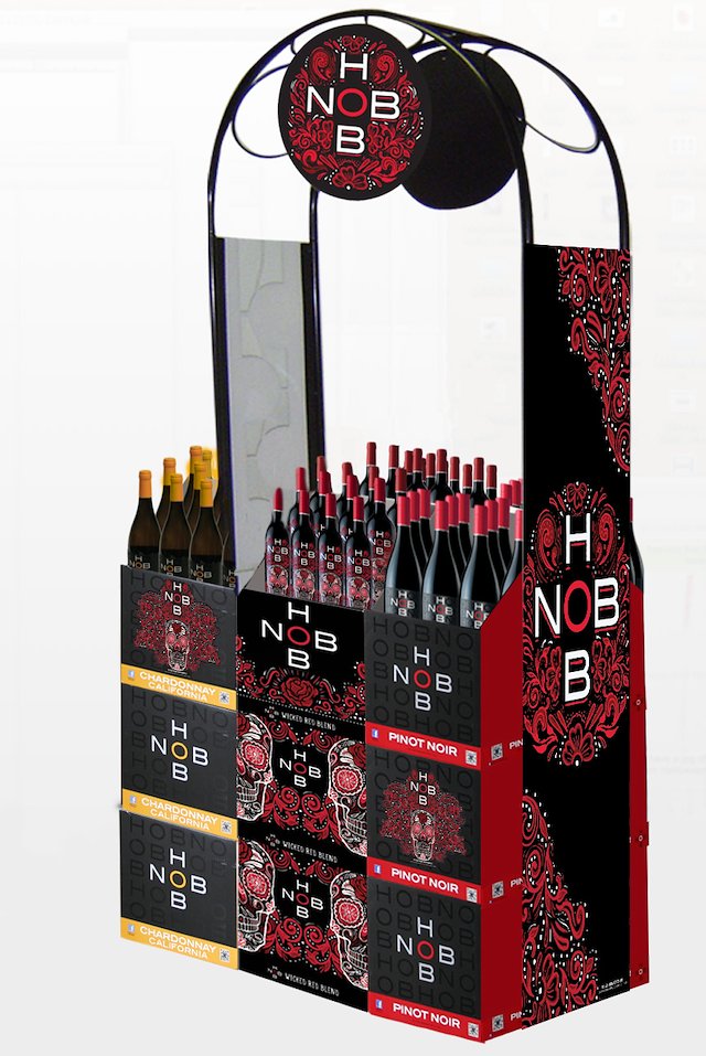 Deutsch Wines Hob Nob Display Print/Digital Production Graphic Design