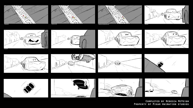 pixar animation storyboard