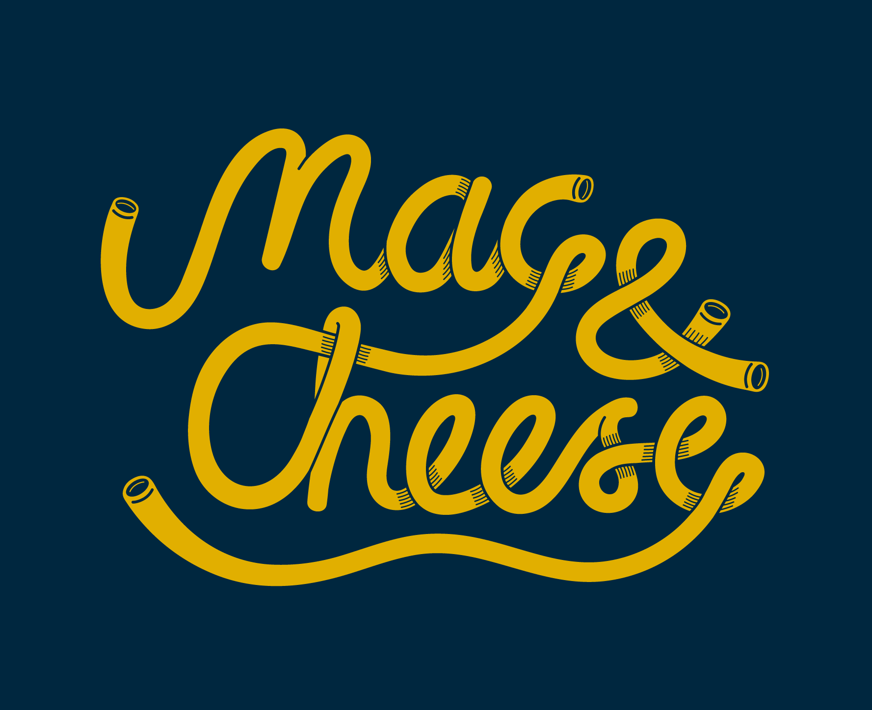 Mac & Cheese Food Truck Branding Jess Linden White London Based