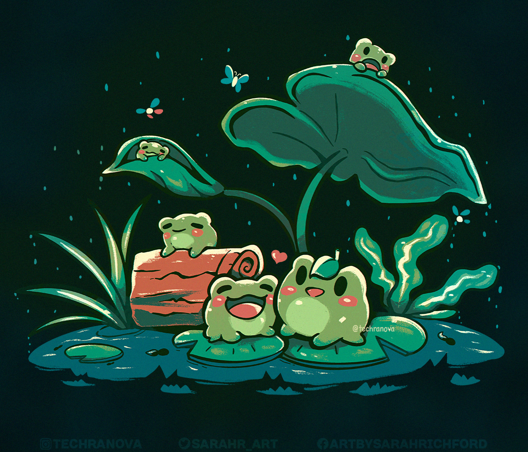 Art and Shirt Design Blog #froggy - Sarah Anne Richford
