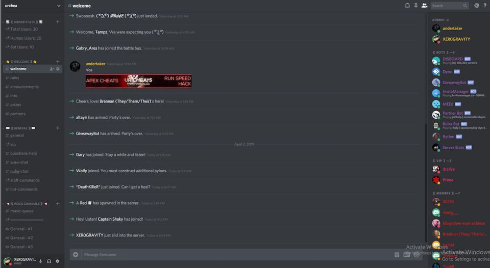 Aut discord server