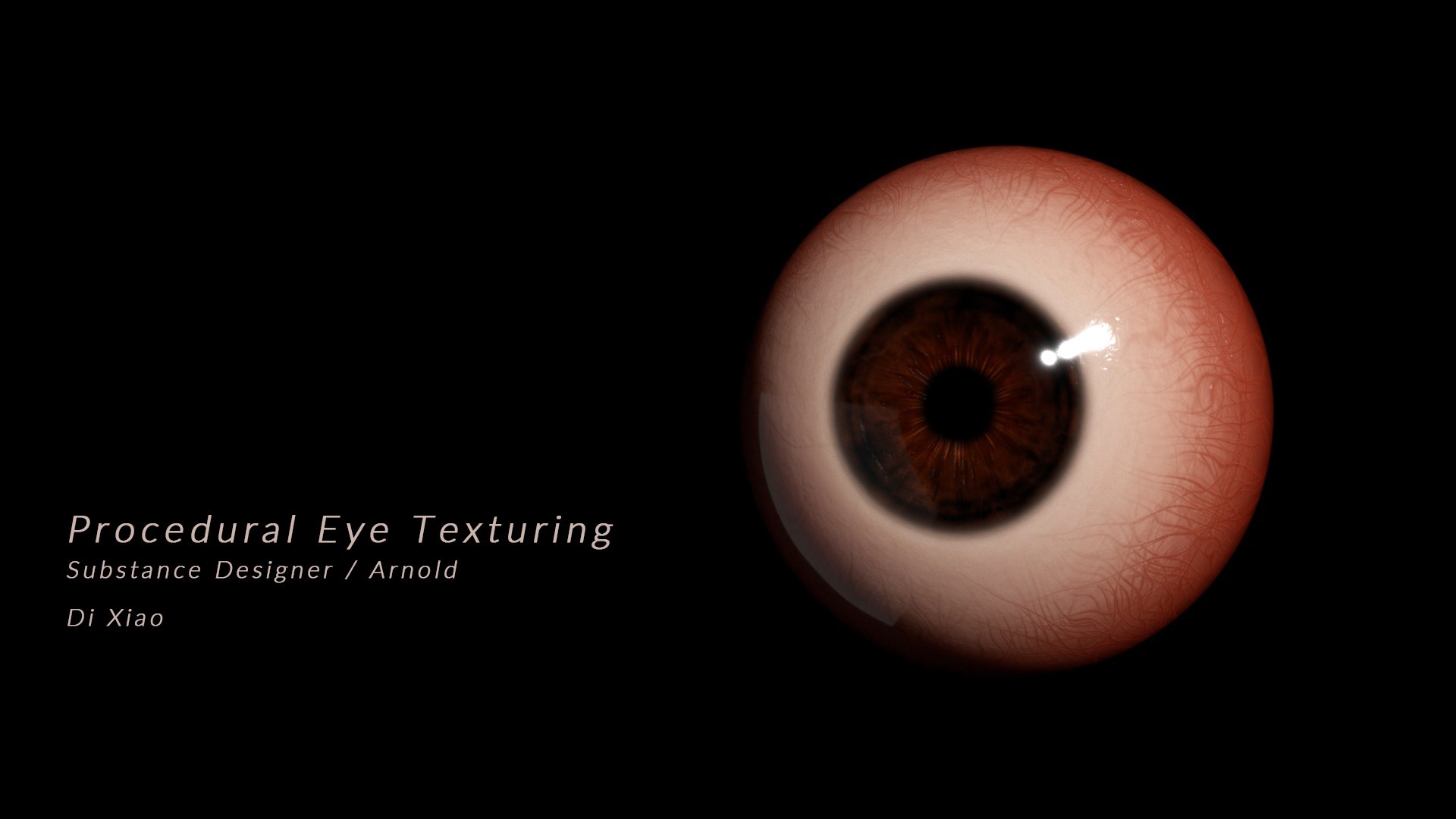 Procedural Eye Texturing - Di Xiao