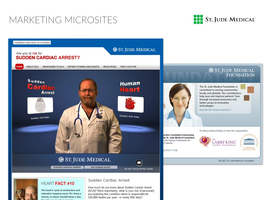In St. Jude Using Computer St Jude Medical: Digital and UX Design Examples - Adam Lund