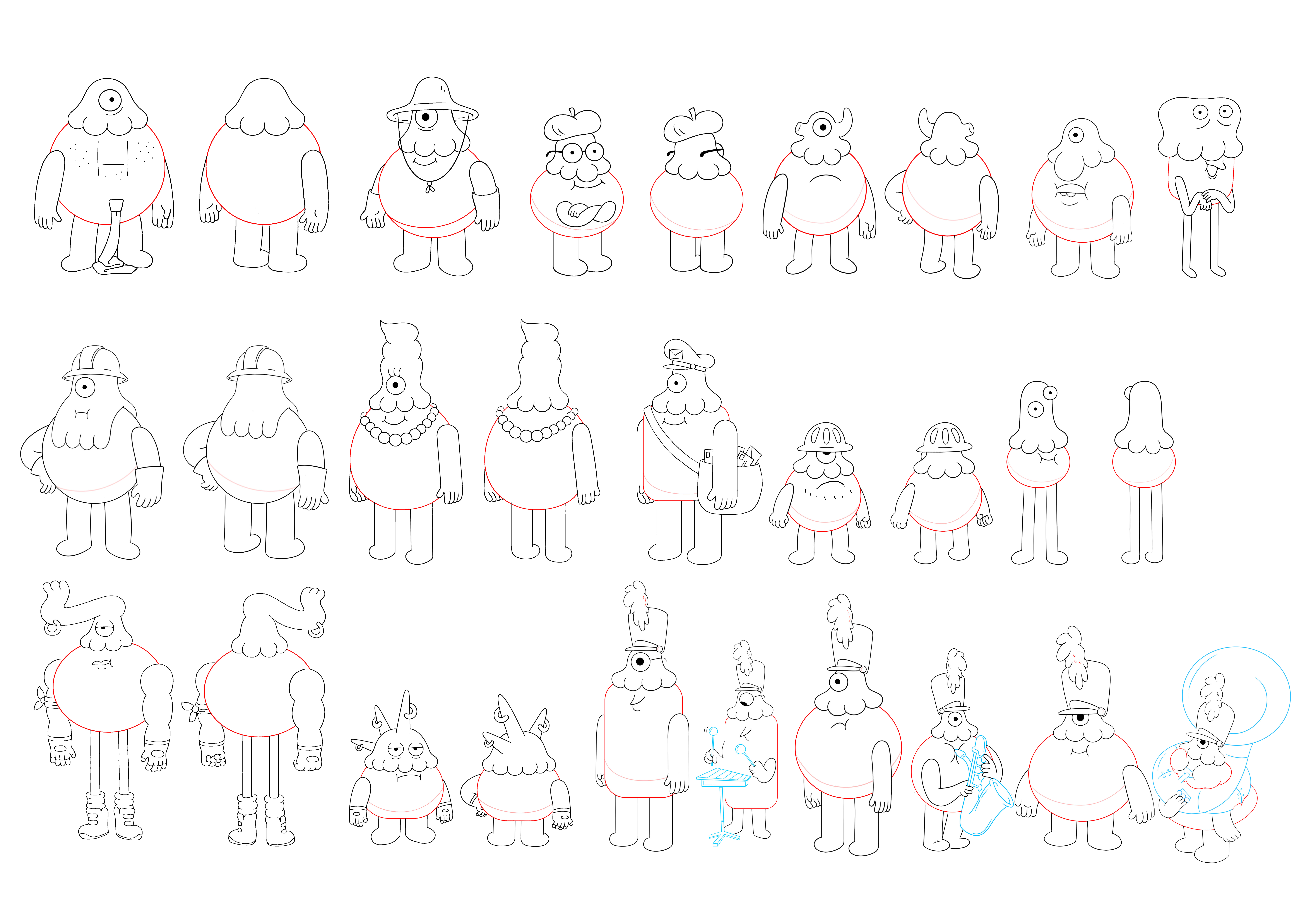 The Fungies! Character Design - Adam T. Reed