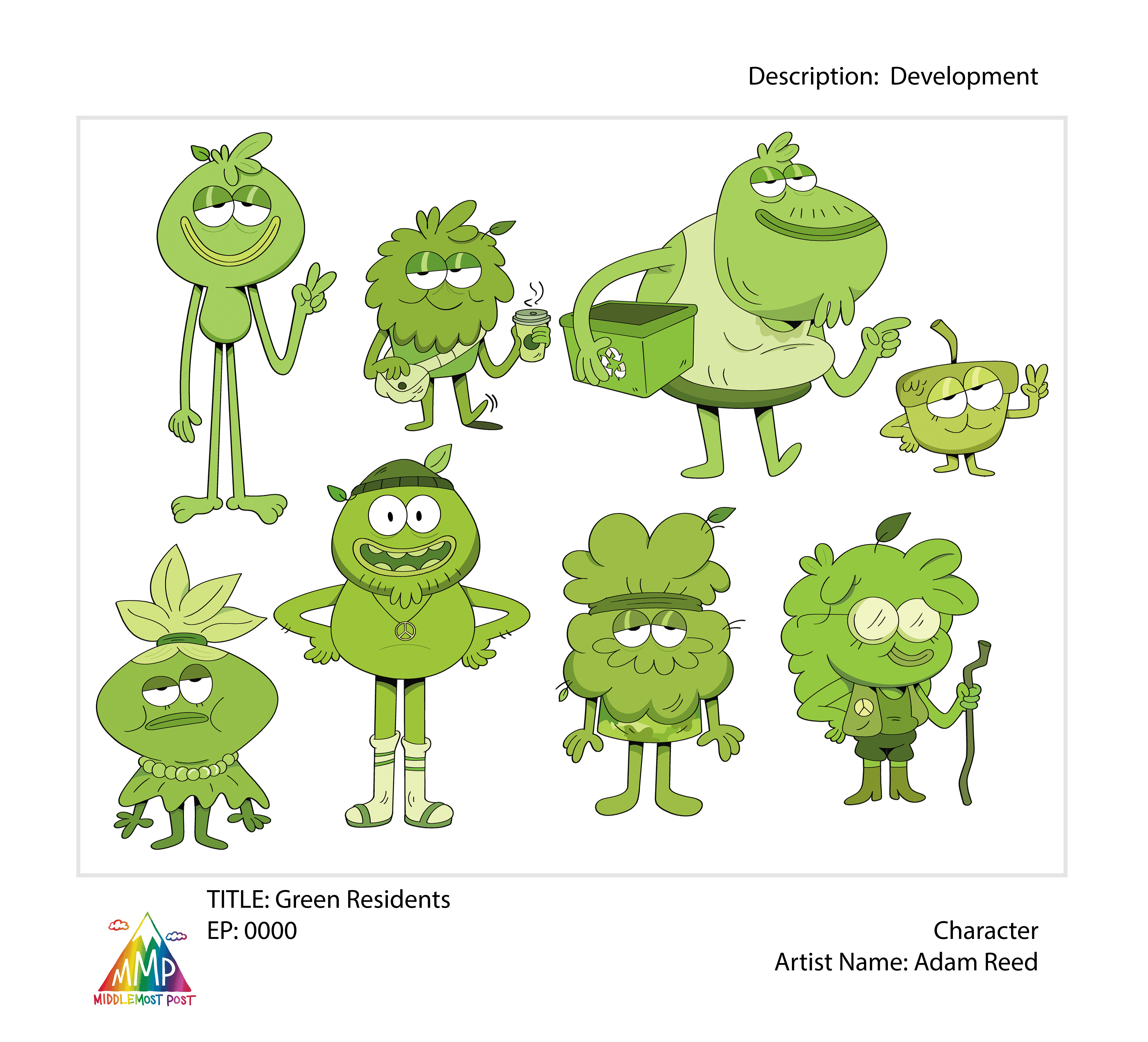 Professional Character Design - Adam T. Reed