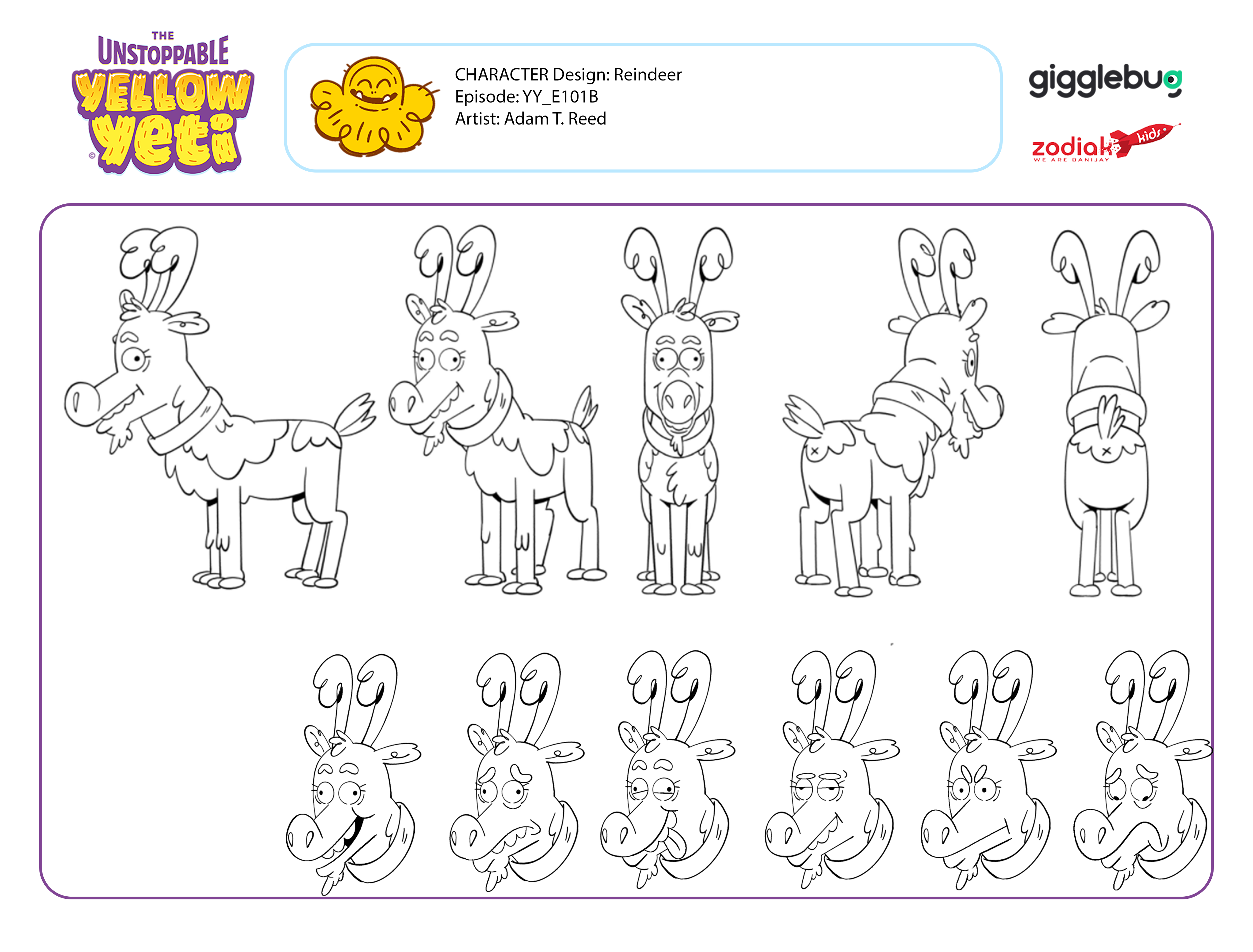 Professional Character Design - Adam T. Reed