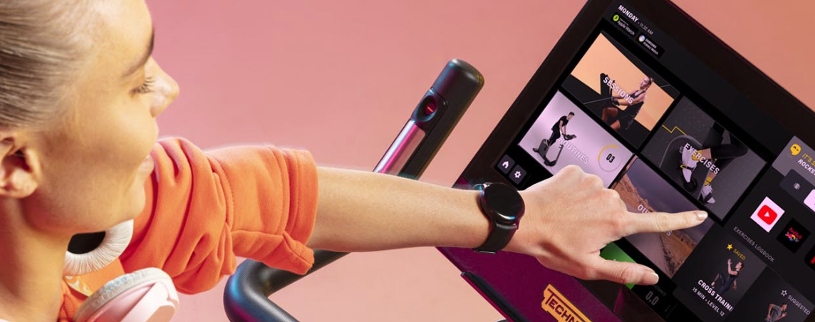 Technogym 2020 Display — full interface