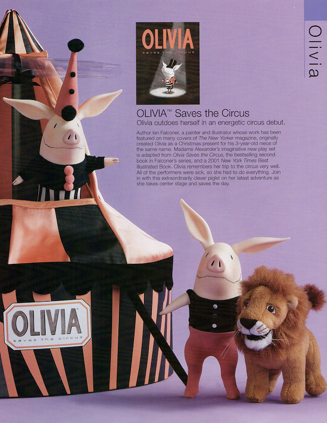 Olivia the pig deals doll madame alexander