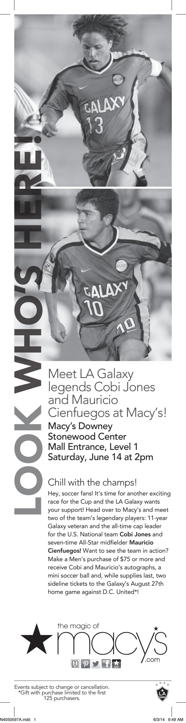 Meet LA Galaxy legend Mauricio Cienfuegos at #GalaxyThrowback