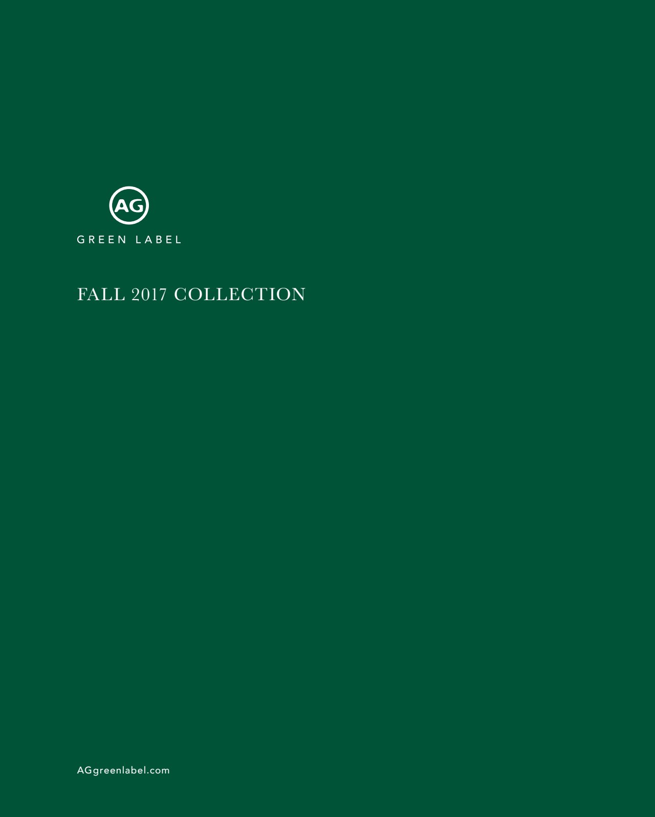 AG Jeans FA '17 Green Label Lookbook - Jax