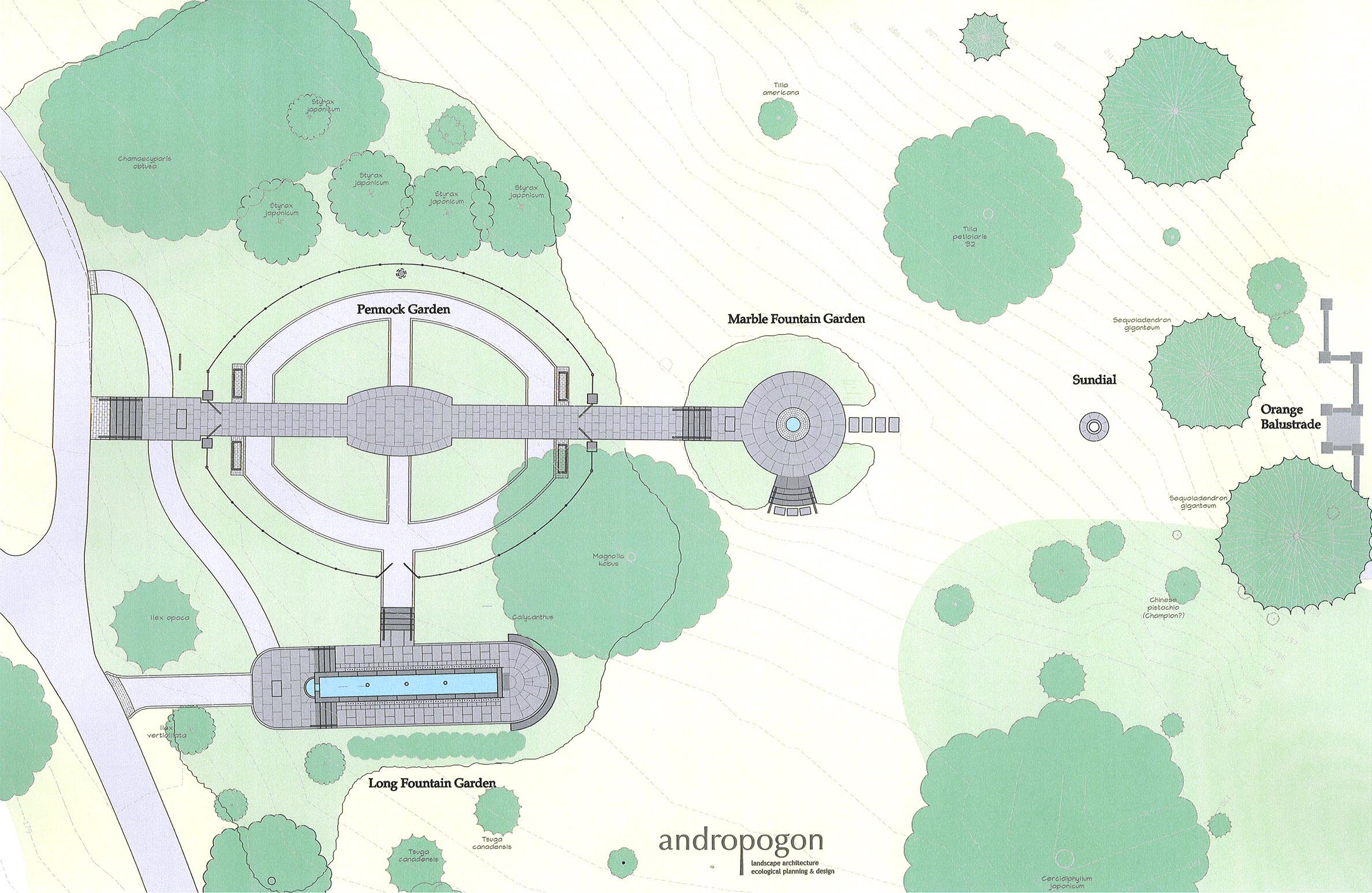 Pennock, Long Fountain & Maloney Gardens John Nystedt, RLA, LEED AP